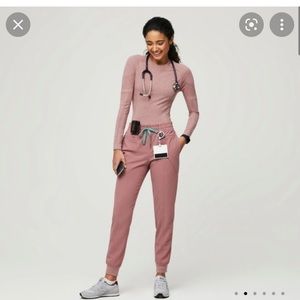 FIGS SALTA PERFORMANCE UNDERSCRUB MINERAL MAUVE